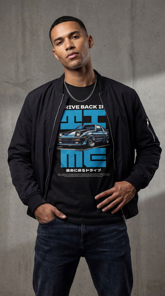 Back In Time Car T-Shirt