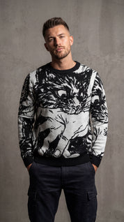 Sudden Attack Knitted Sweatshirt