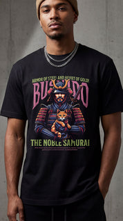 Bushido And Cat T-Shirt