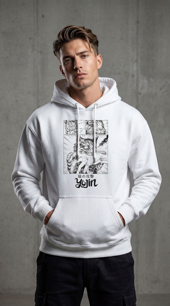 Sudden Attack Cat Hoodie