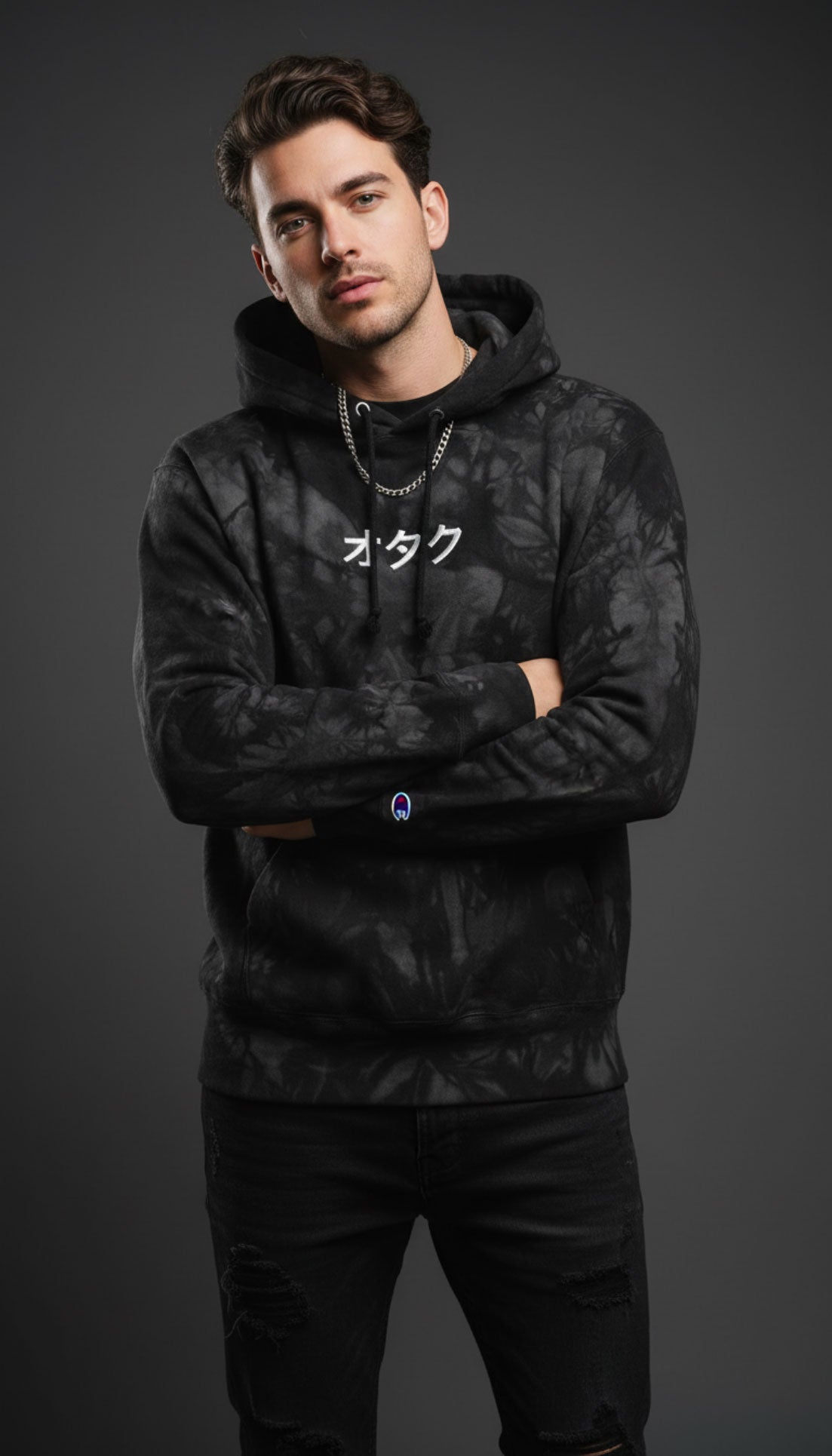 Sweat à capuche tie-dye Otaku