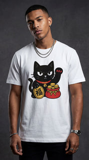 Black Cat Lucky T-Shirt