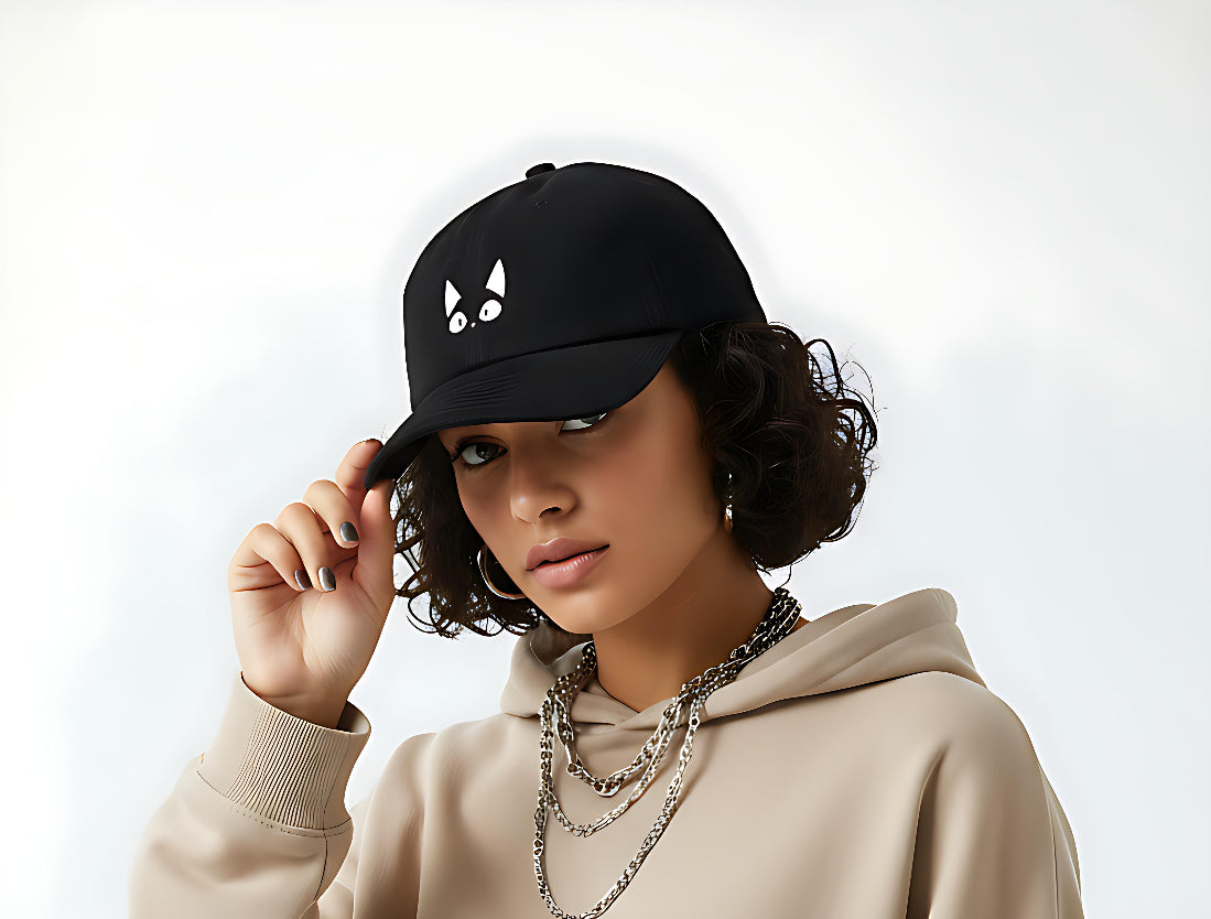 Amazed Cat Corduroy Hat