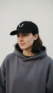 Amazed Cat Corduroy Hat