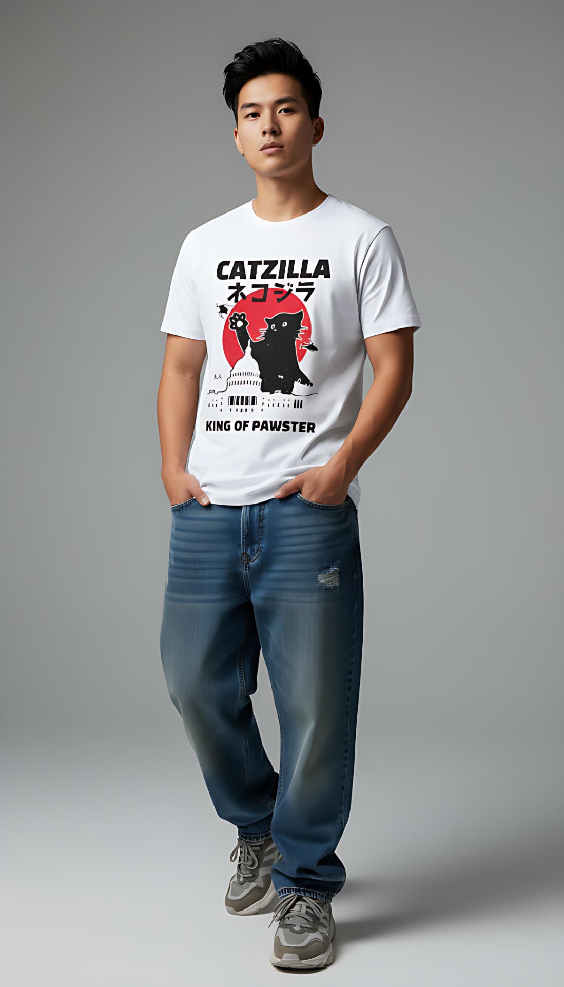 T-shirt Catzilla