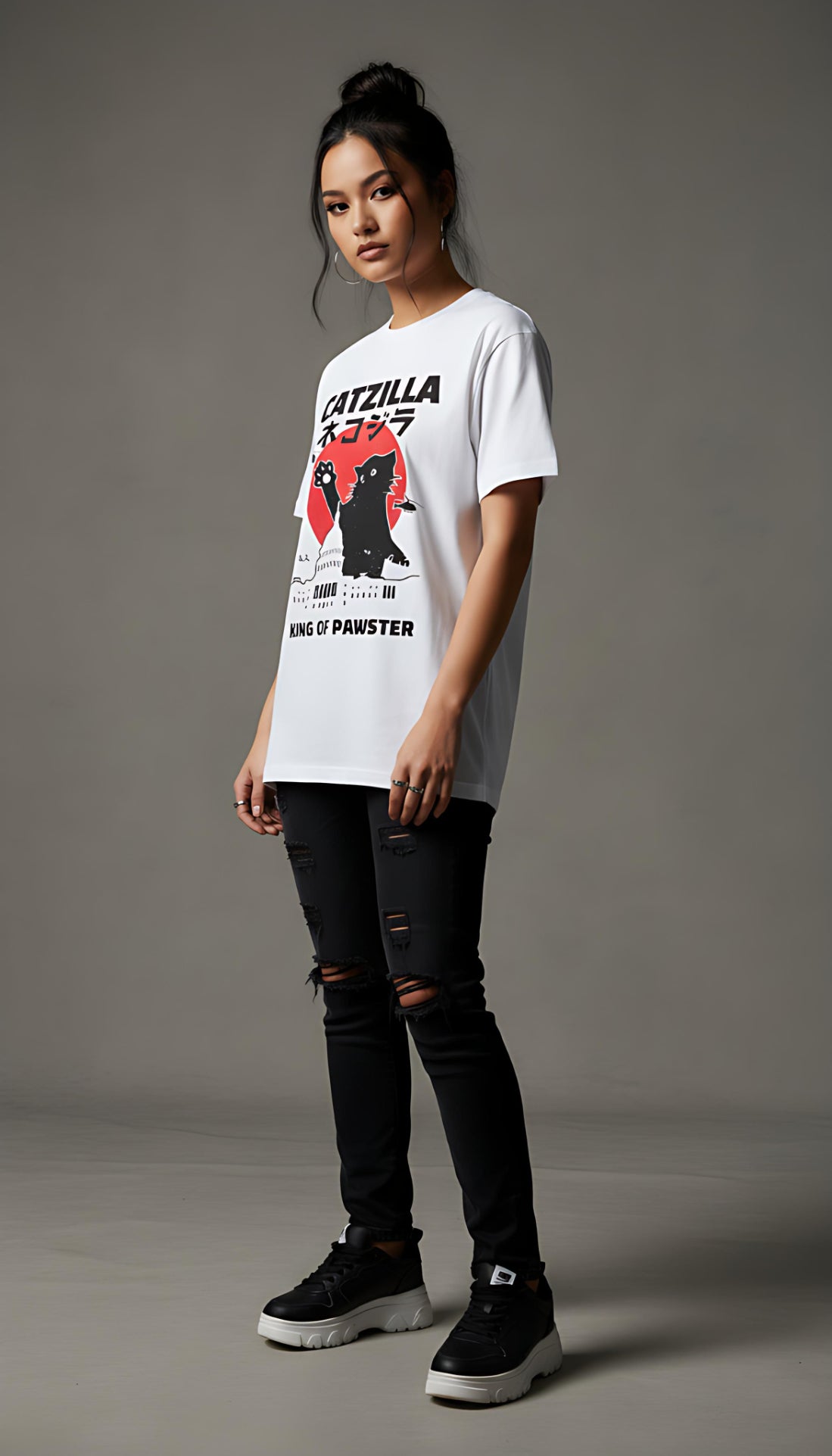 T-shirt Catzilla