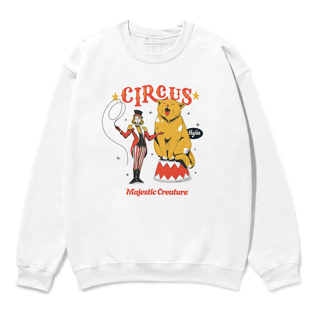 Circus Cat Sweatshirt | Yūjin Japanese Anime Streetwear Clothing