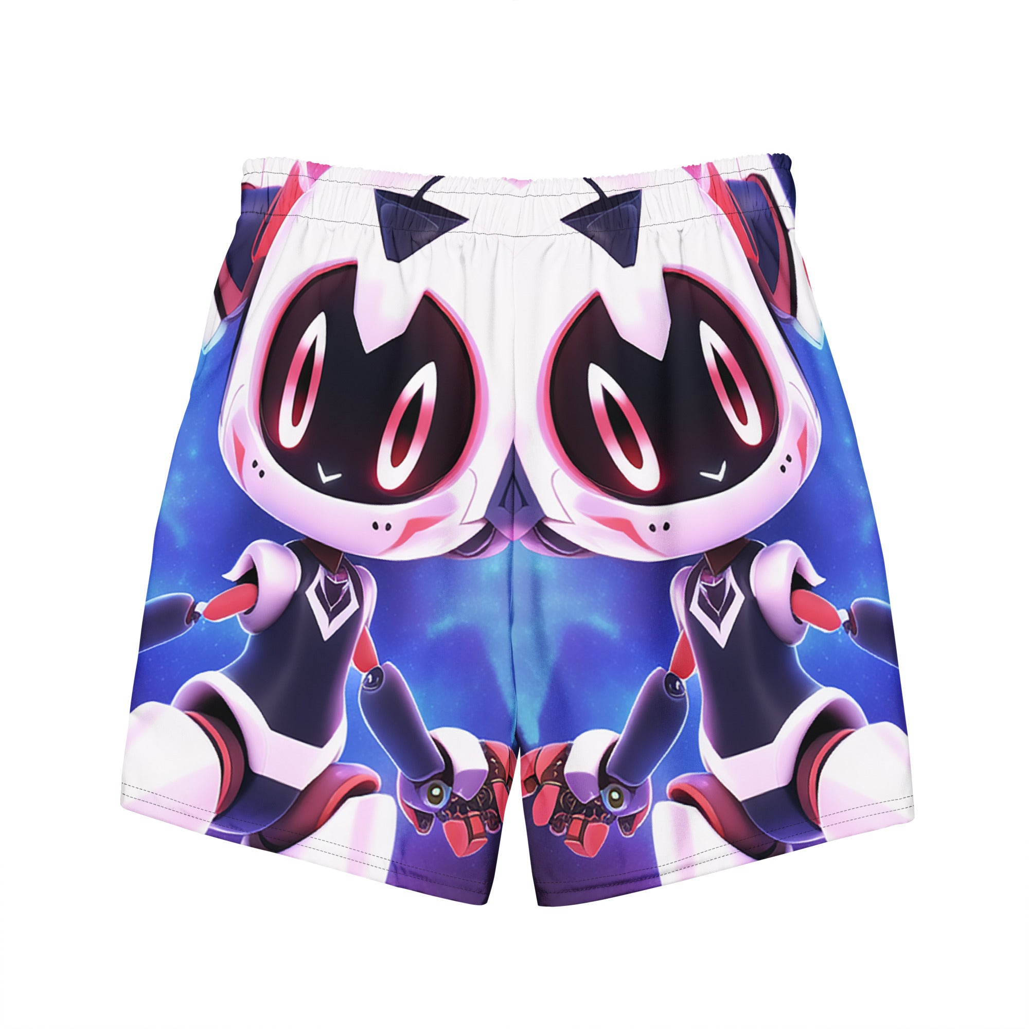 Cyber Friend Swim Trunks | Yūjin Japanese Anime Streetwear Clothing