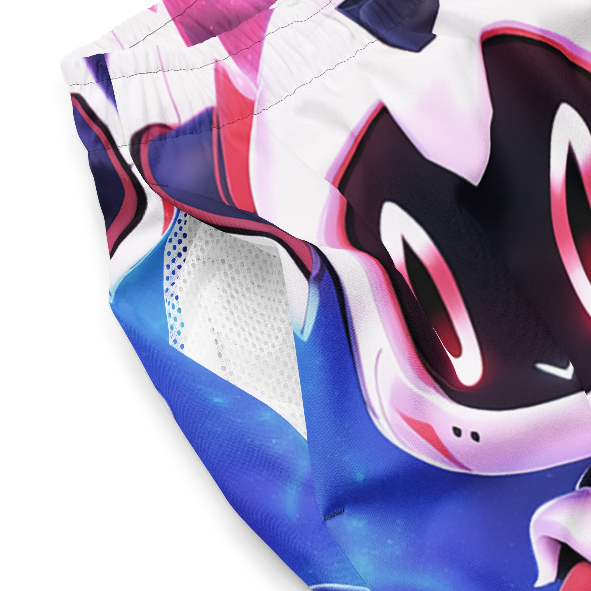 Cyber Friend Swim Trunks | Yūjin Japanese Anime Streetwear Clothing