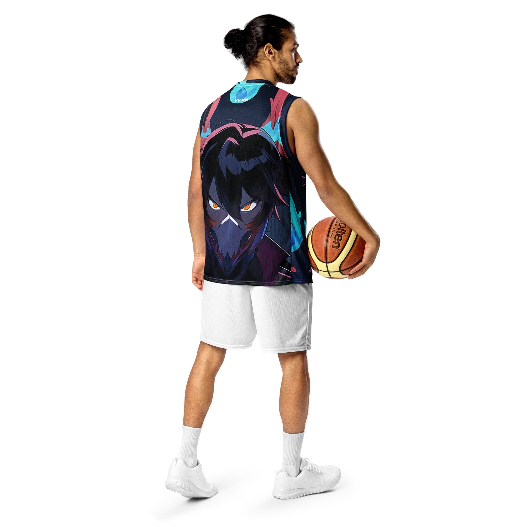 Yūjin Clothing Full Power Recycled Basketball Jersey | Yūjin Japanese Anime Streetwear Clothing 2XS