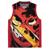 Demon Time Recycled Basketball Jersey | Yūjin Japanese Anime Streetwear Clothing