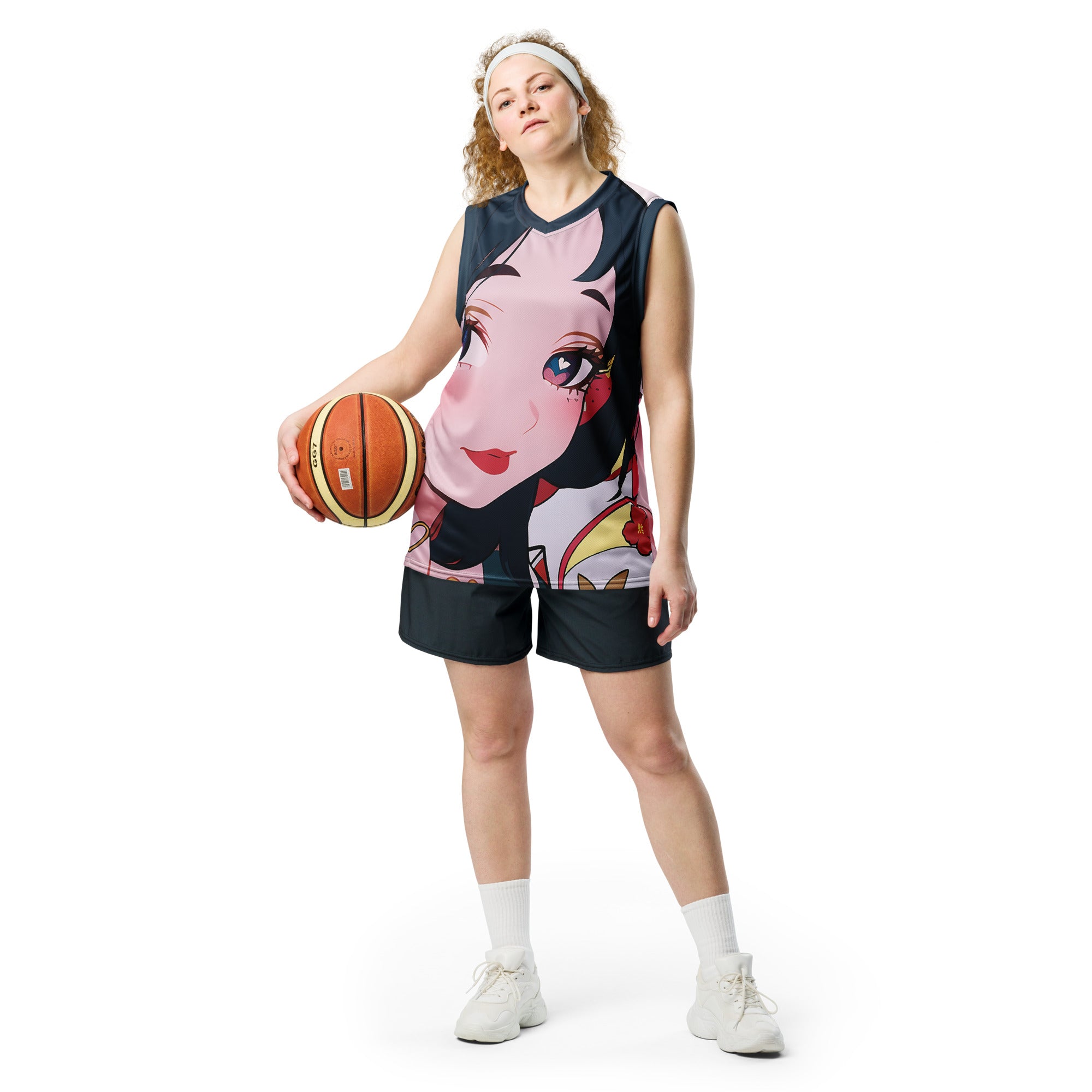 Deeply In Love Recycled Basketball Jersey | Yūjin Japanese Anime Streetwear Clothing