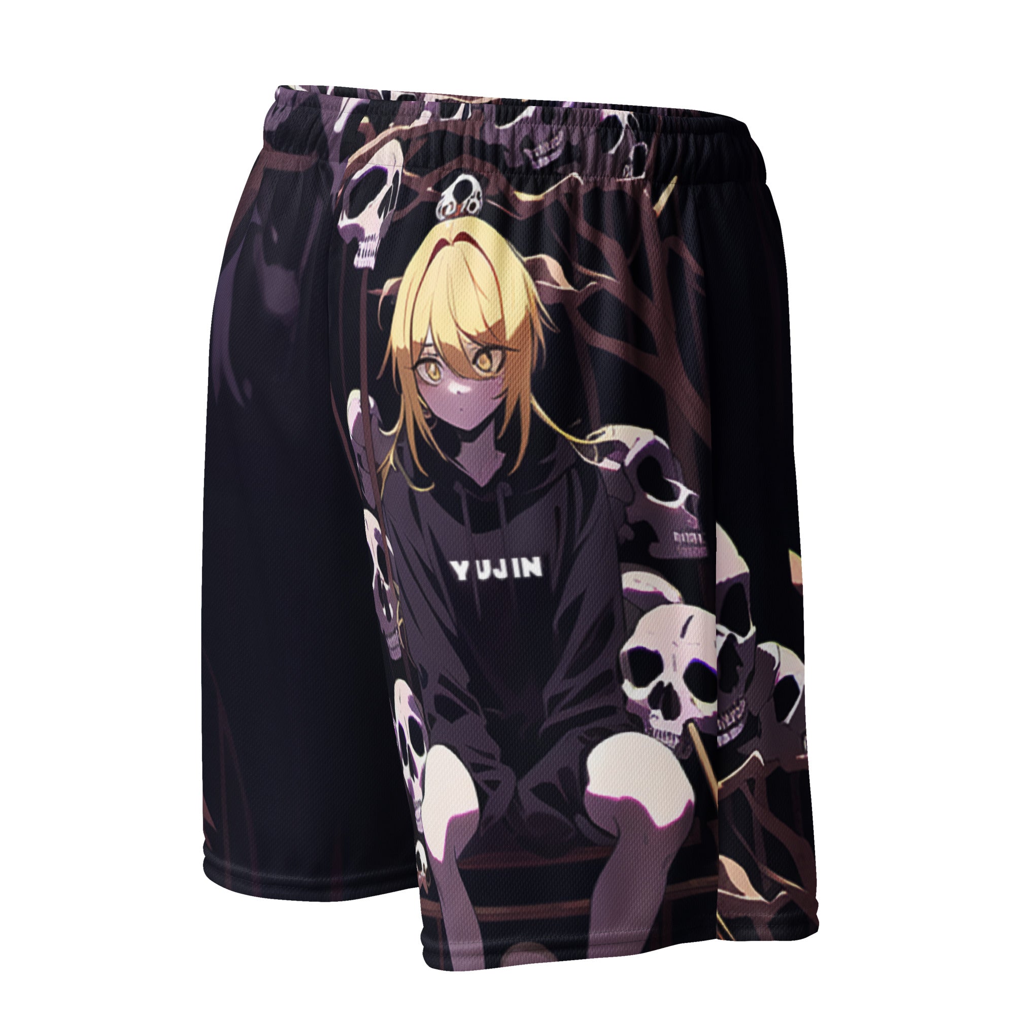 Inner Thoughts Mesh Shorts | Yūjin Japanese Anime Streetwear Clothing