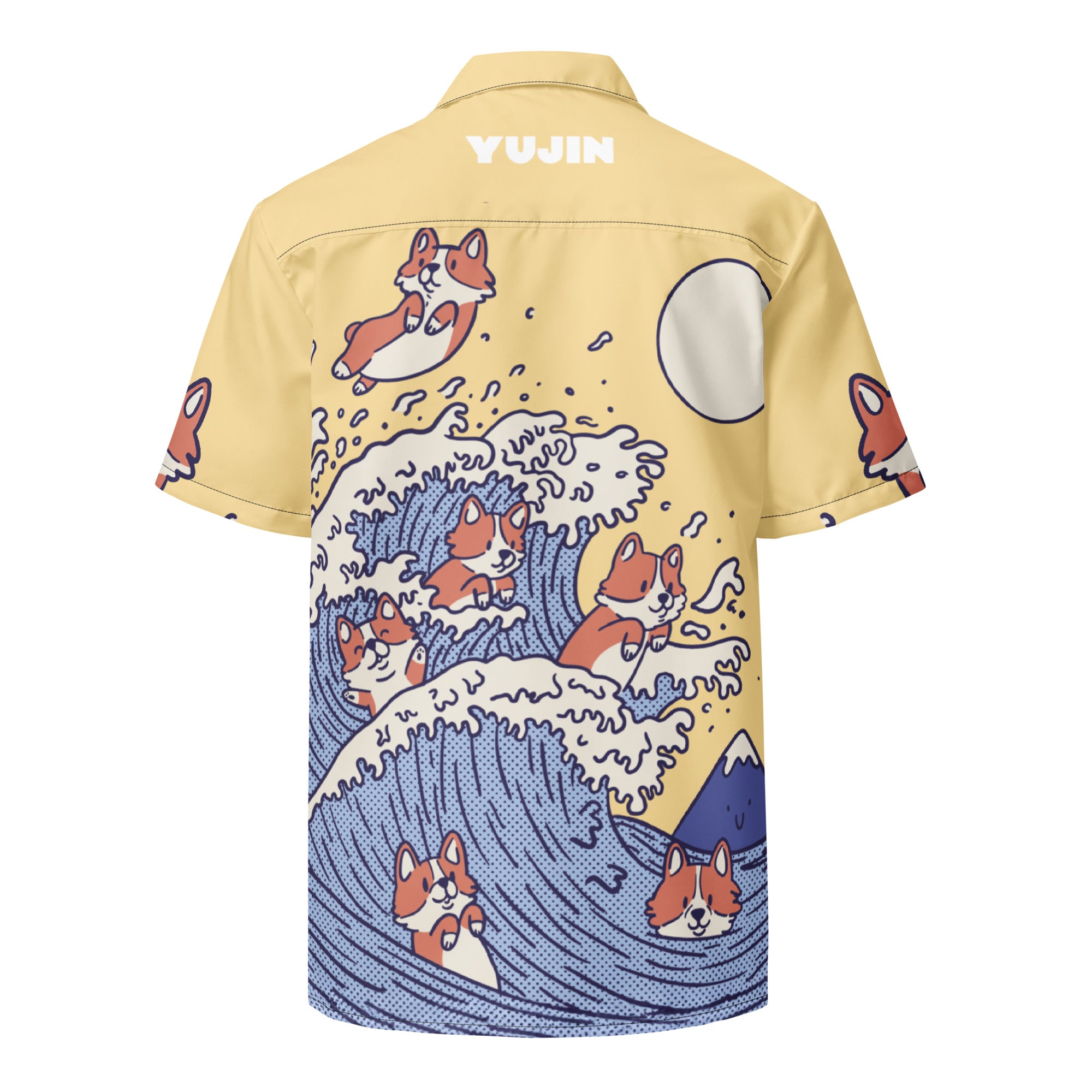Swimming Corgi Shirt | Yūjin Japanese Anime Streetwear Clothing