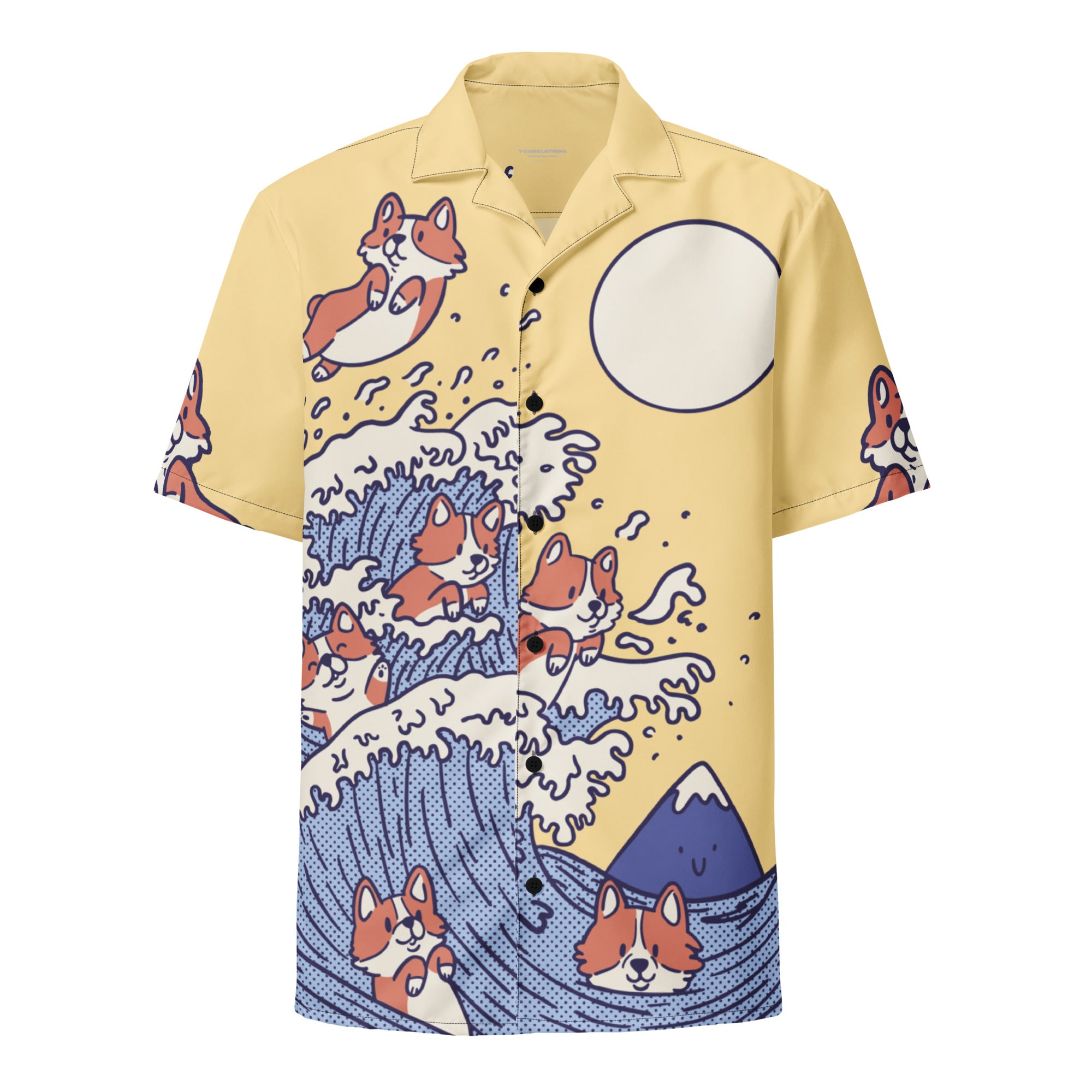 Swimming Corgi Shirt | Yūjin Japanese Anime Streetwear Clothing