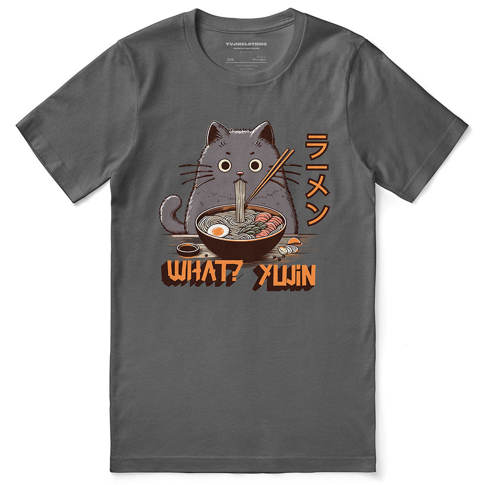 Ramen Cat T-Shirt | Yūjin Japanese Anime Streetwear Clothing
