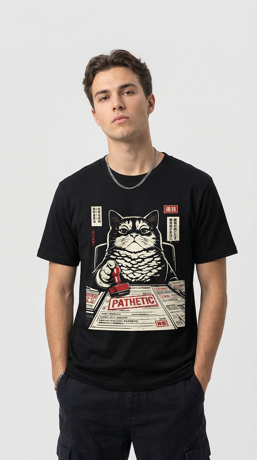 Pathetic Human Cat T-Shirt