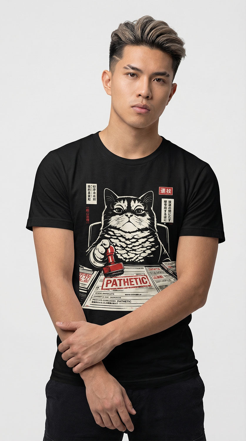 Pathetic Human Cat T-Shirt