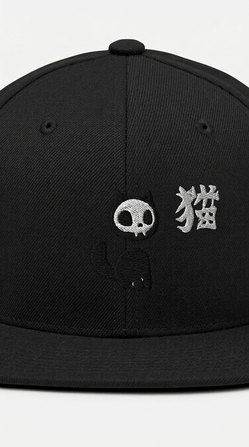 Chapeau de chat tête de mort