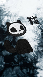 Skull Cat Tie-Dye T-Shirt