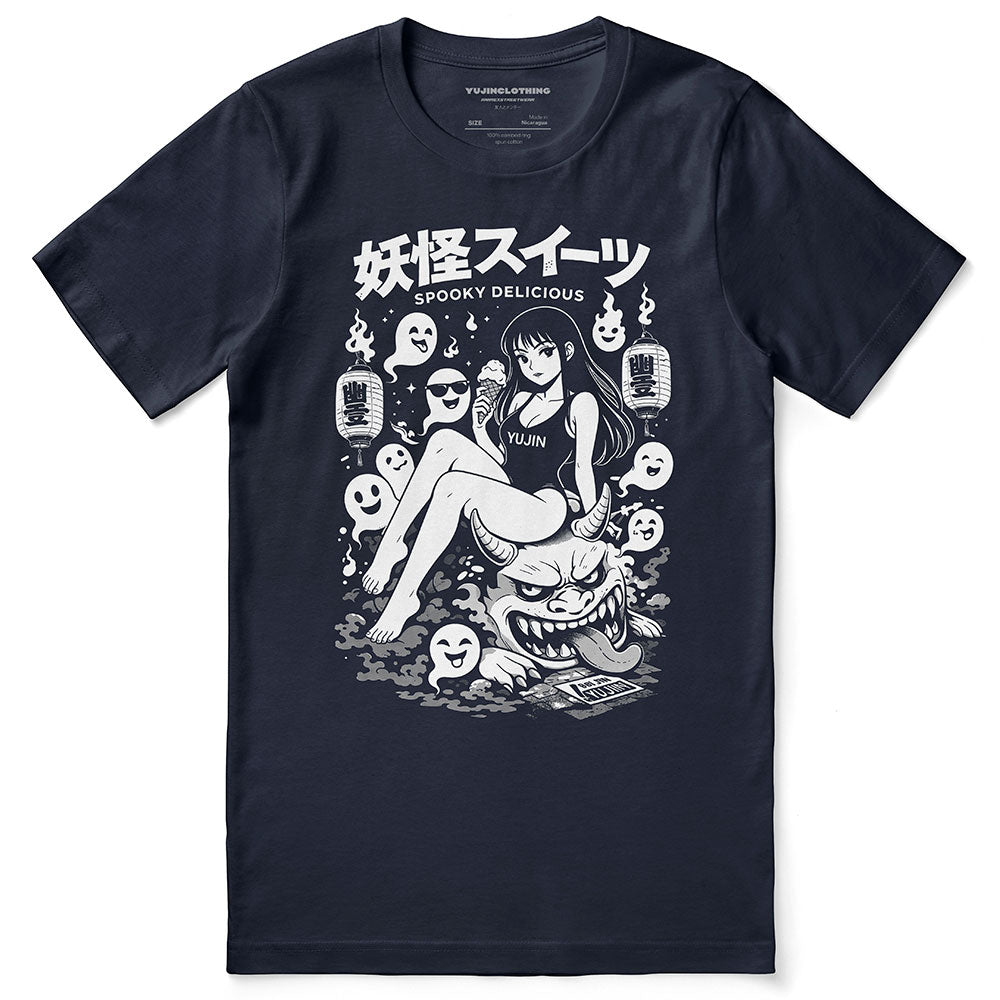 Spooky Ice Cream Ecchi T-Shirt