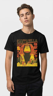 Santazilla Christmas T-Shirt