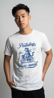 Pedaling Cat T-Shirt