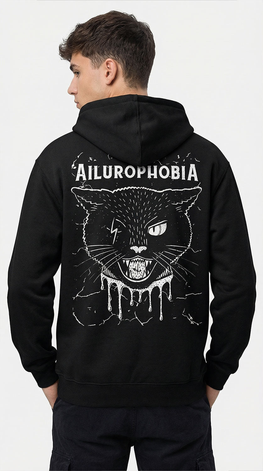 Ailurophobia Premium Cat Hoodie