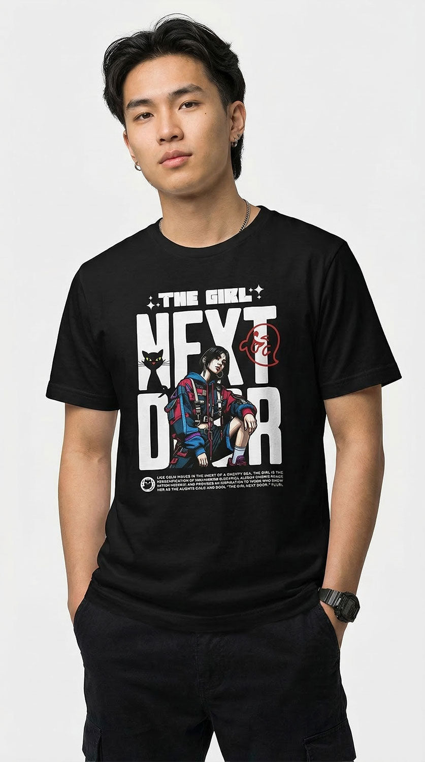The Girl Next Door Cat T-Shirt