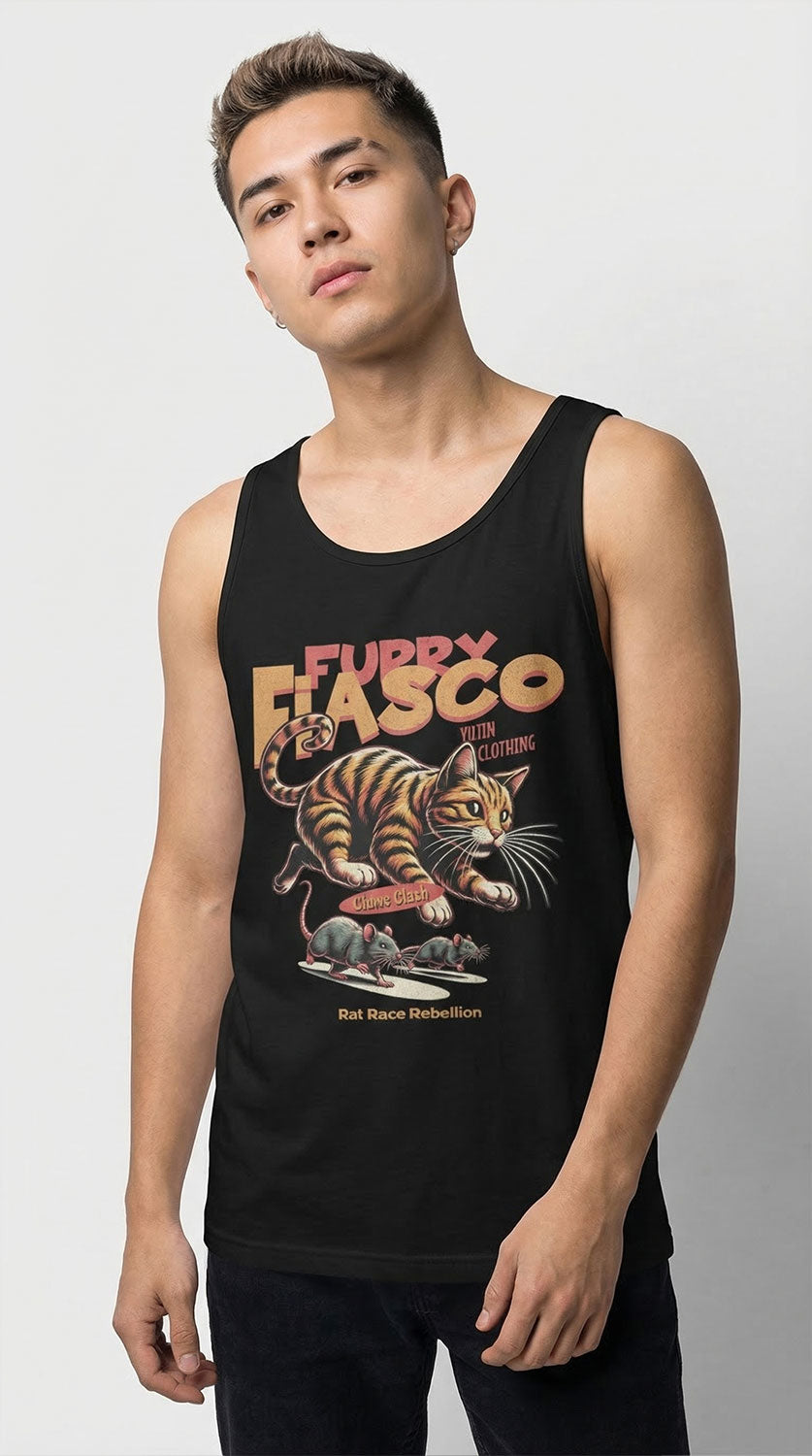 Furry Fiasco Cat Tank Top