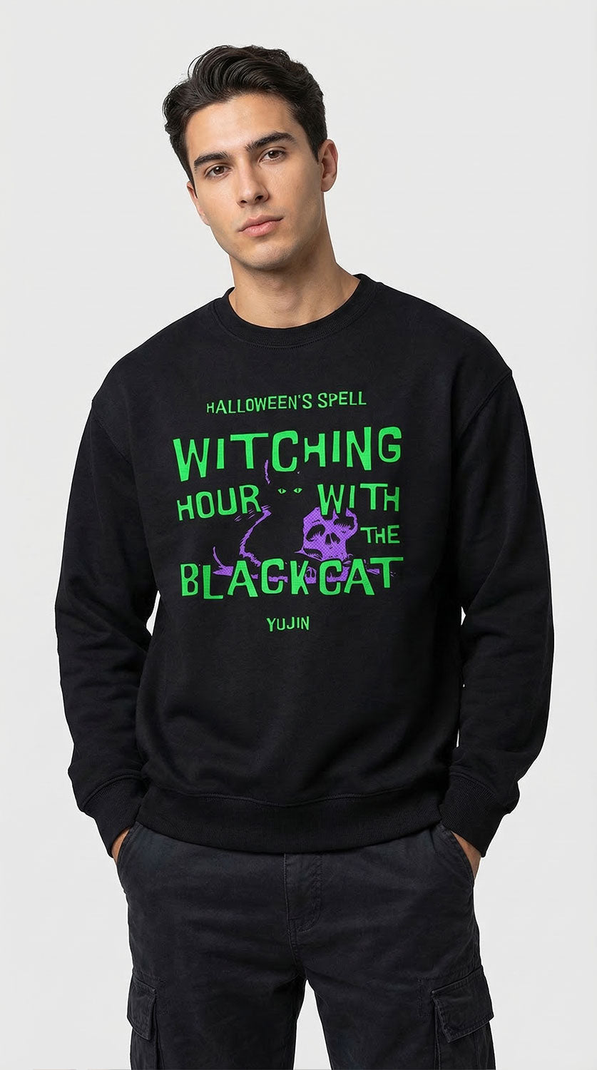 Black Cat Spell Sweatshirt