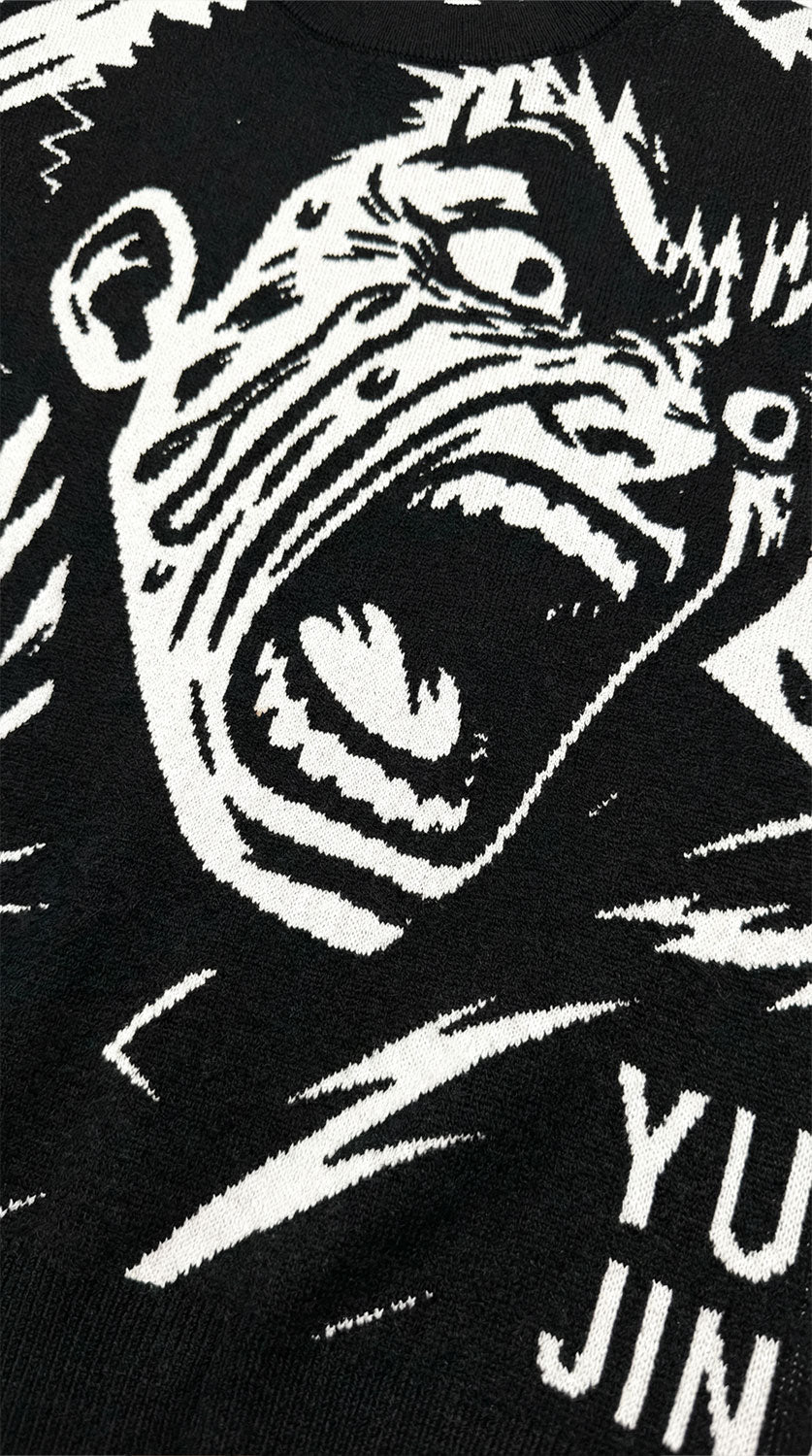 Tears Of War Relaxed Fit Knitted Sweatshirt