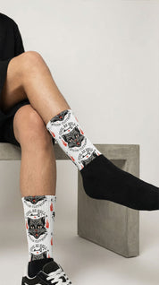 Cool As Hell Cat Socks