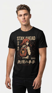 Stay Ahead Cat T-Shirt