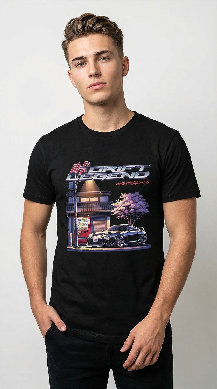 Drift Master Car T-Shirt | Yūjin Japanese Anime Streetwear