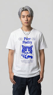 Purr Poetry Cat T-Shirt