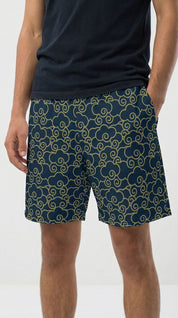Japanese Clouds Swim Trunks