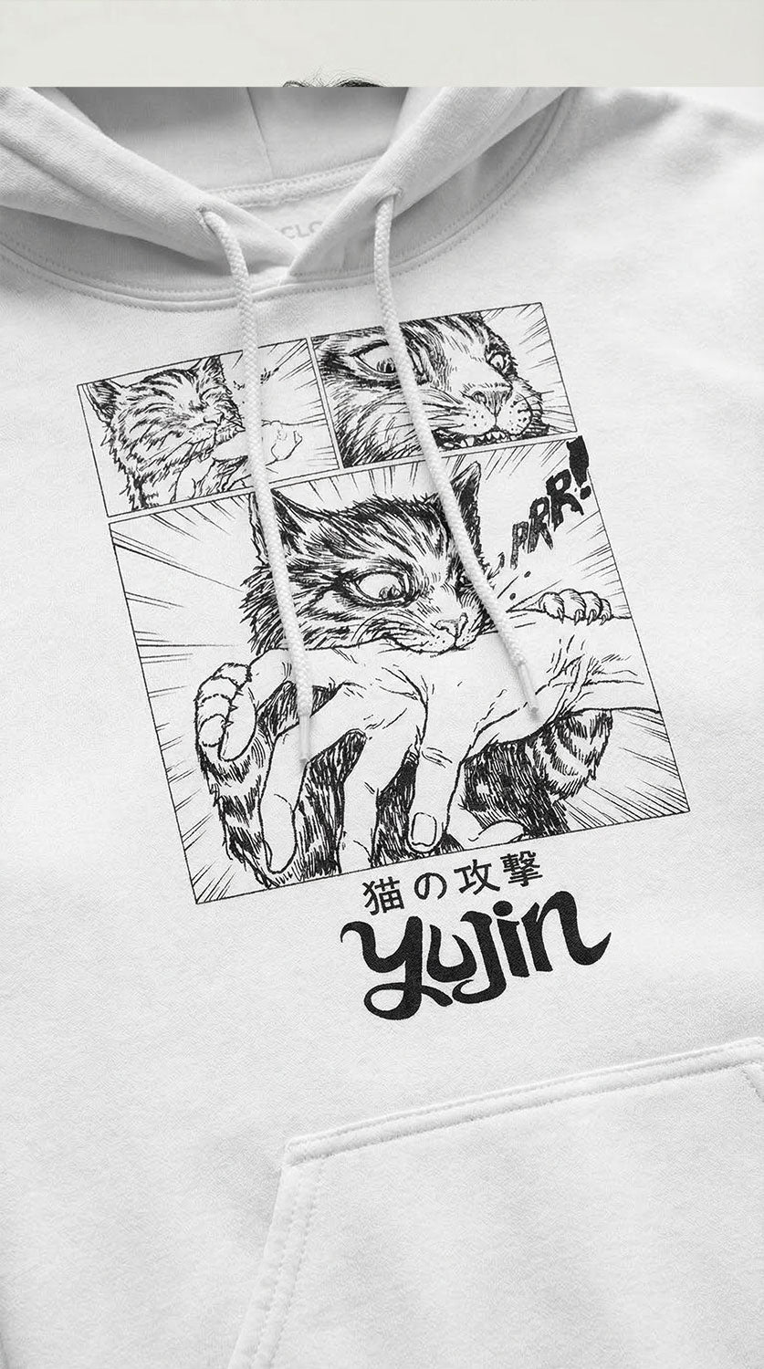 Sudden Attack Cat Hoodie