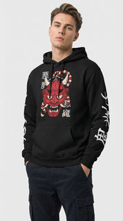 Hannya Demon Mask Hoodie