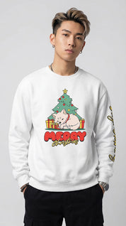 Merry Christmas Fox Sweatshirt