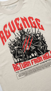 Revenge Oversized Faded T-Shirt