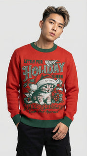 Holiday Cheer Cat Sweatshirt