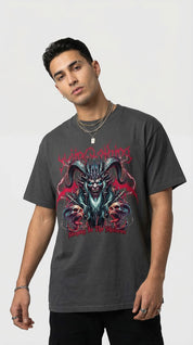 Darkness Oversized Faded T-Shirt