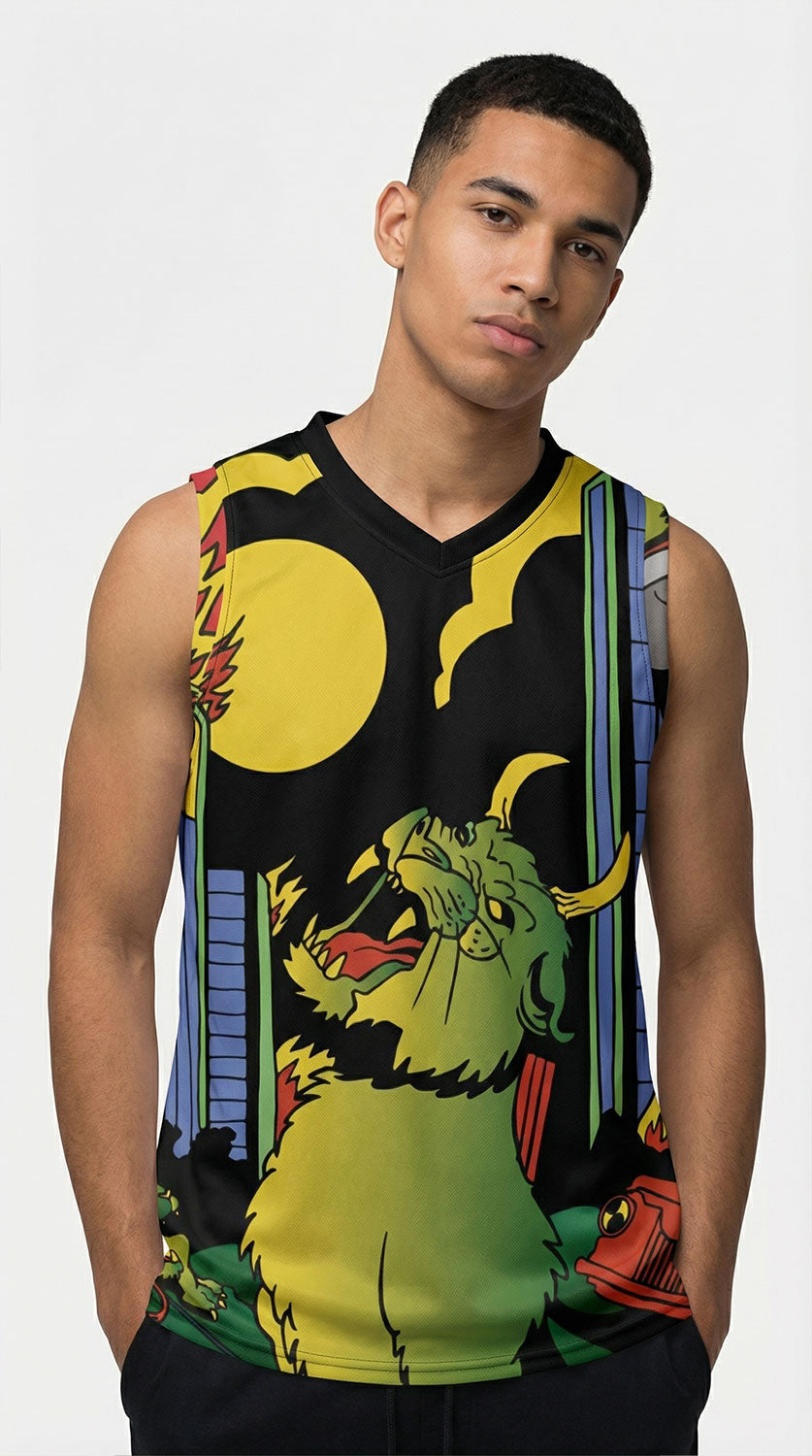 Devil Cat Recycled Basketball Jersey