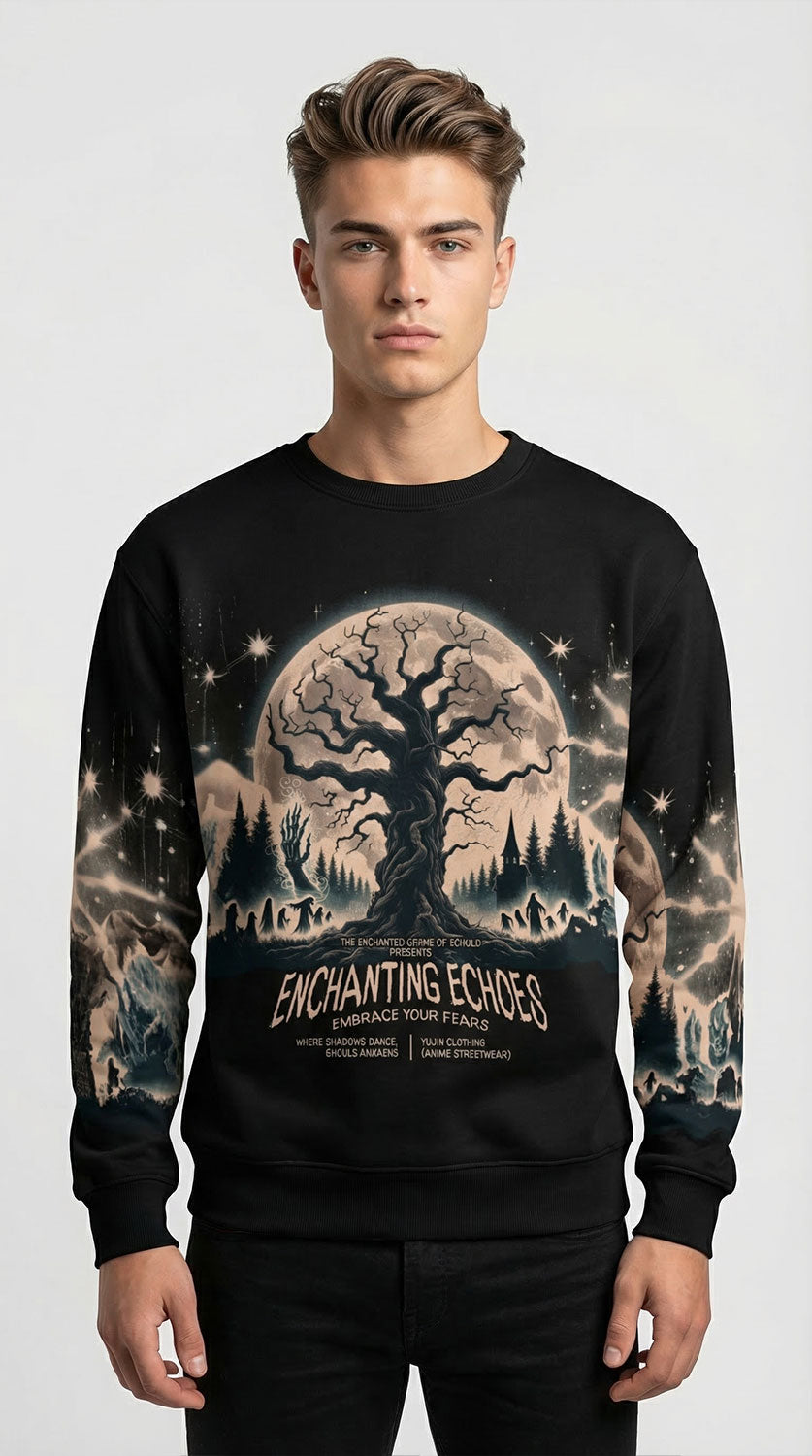 Enchanting Echoes Halloween Sweatshirt