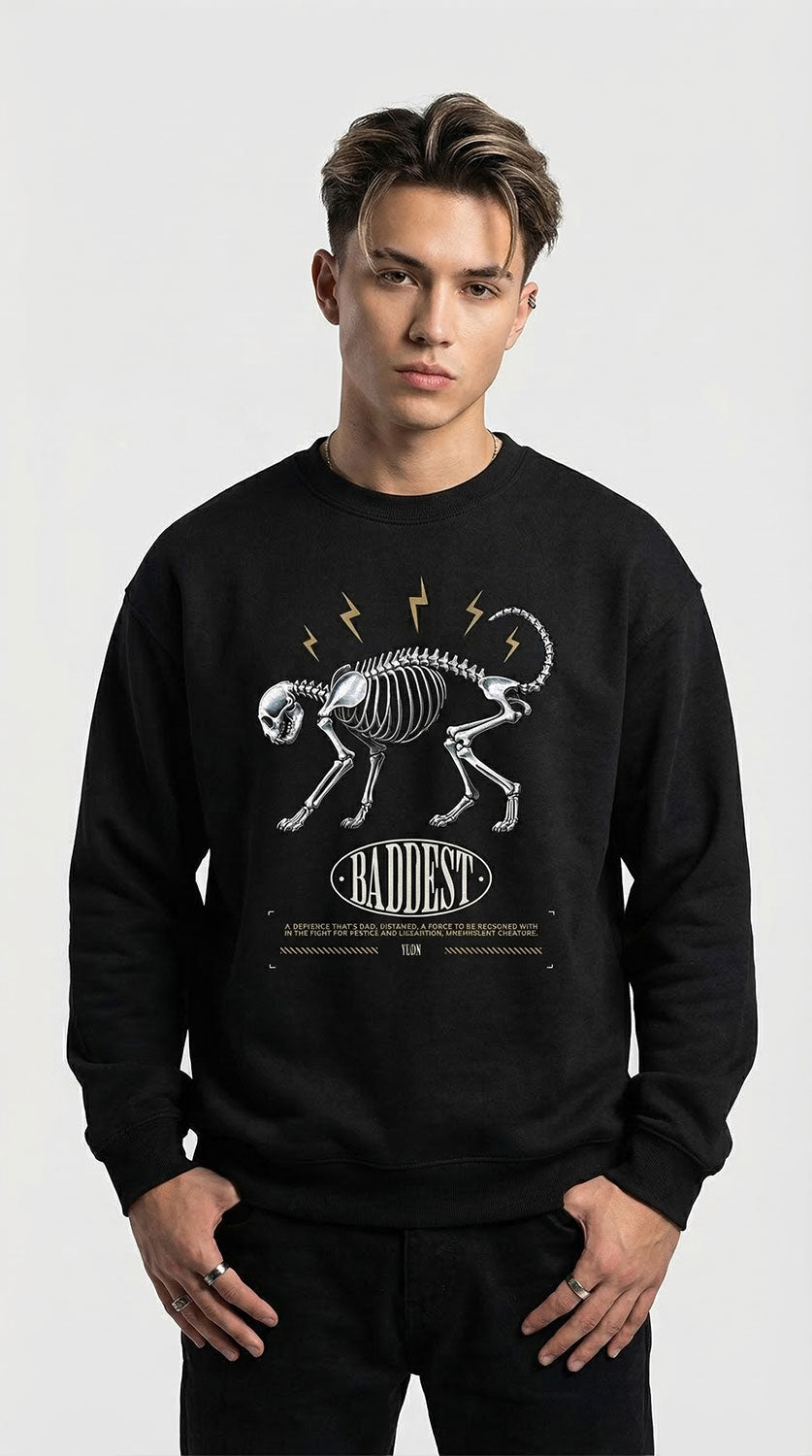 Baddest Cat Sweatshirt