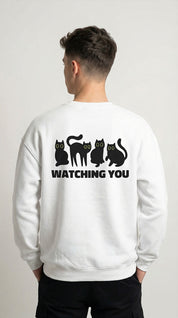 Watching You Cat Sweatshirt