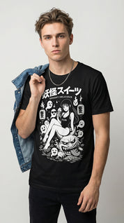 Spooky Ice Cream Ecchi T-Shirt