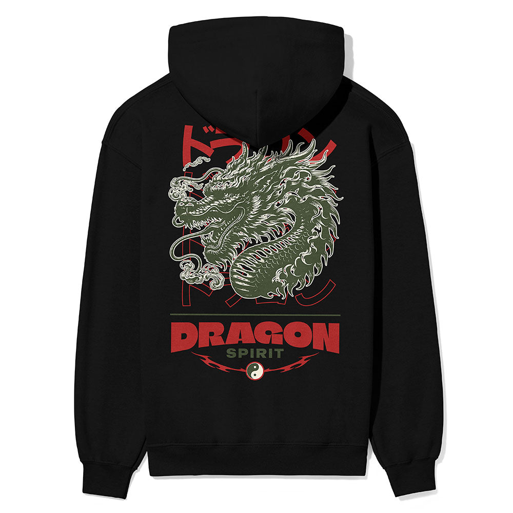 Fearless Dragon Hoodie | Yūjin Japanese Anime Streetwear Clothing