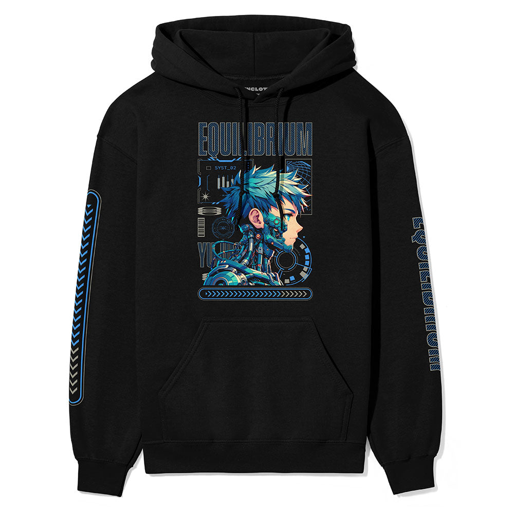 Equilibrium Cyborg Hoodie | Yūjin Japanese Anime Streetwear Clothing